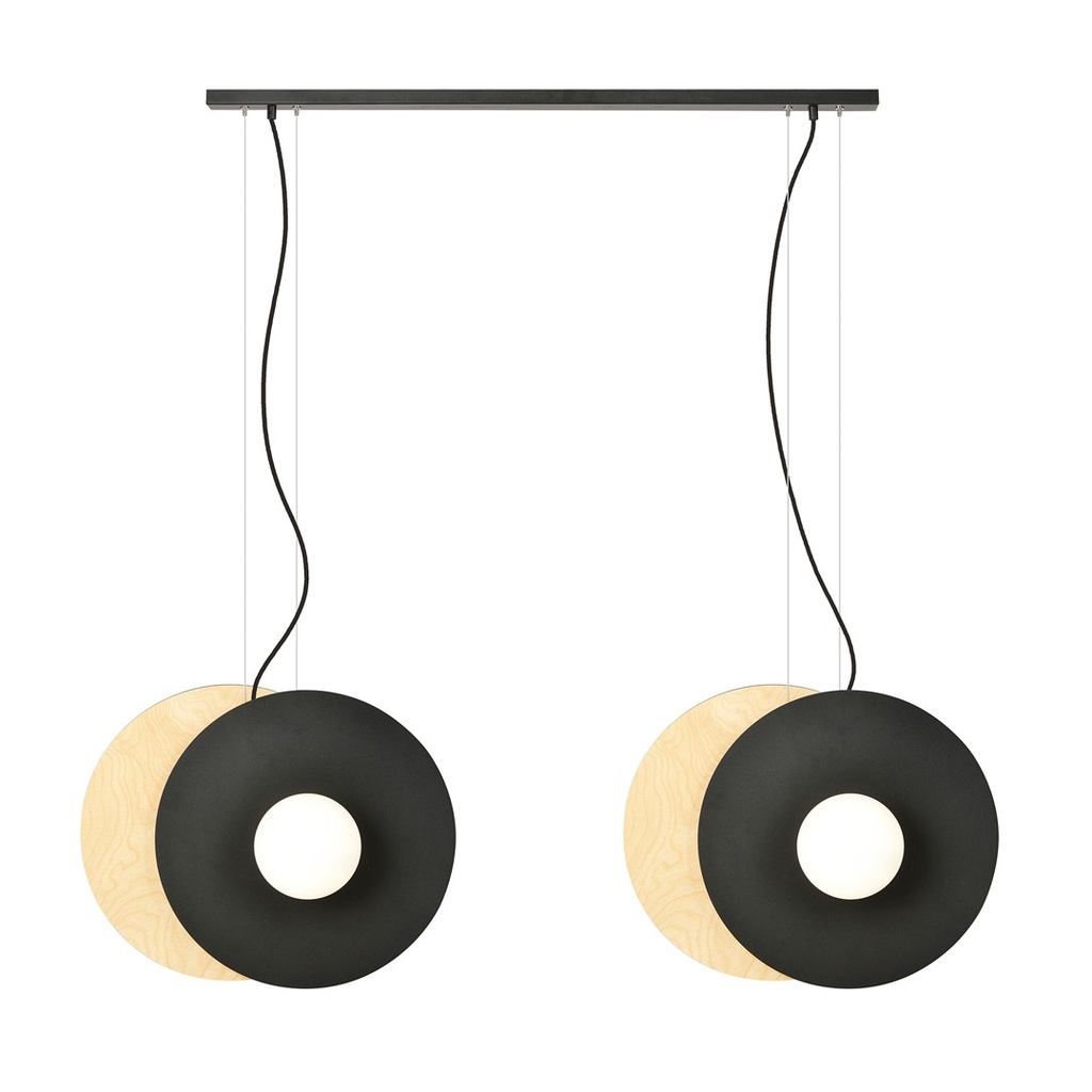 Lampada a sospensione Soho 4 Bl Opal