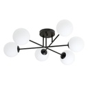 Roma 6 Bl Opal ceiling lamp