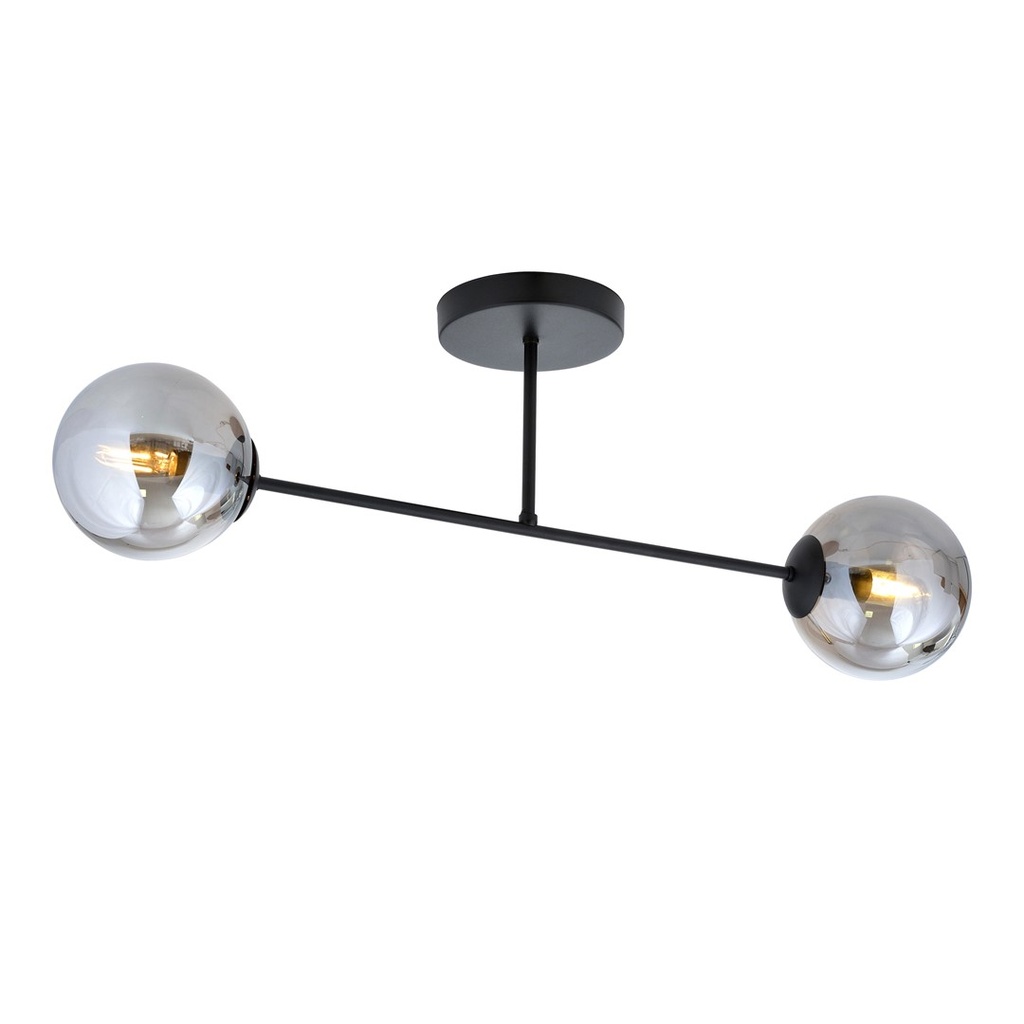 Lampada da soffitto Roma 2 Bl Grafit