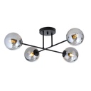 Lampada da soffitto Roma 4 Bl Grafit