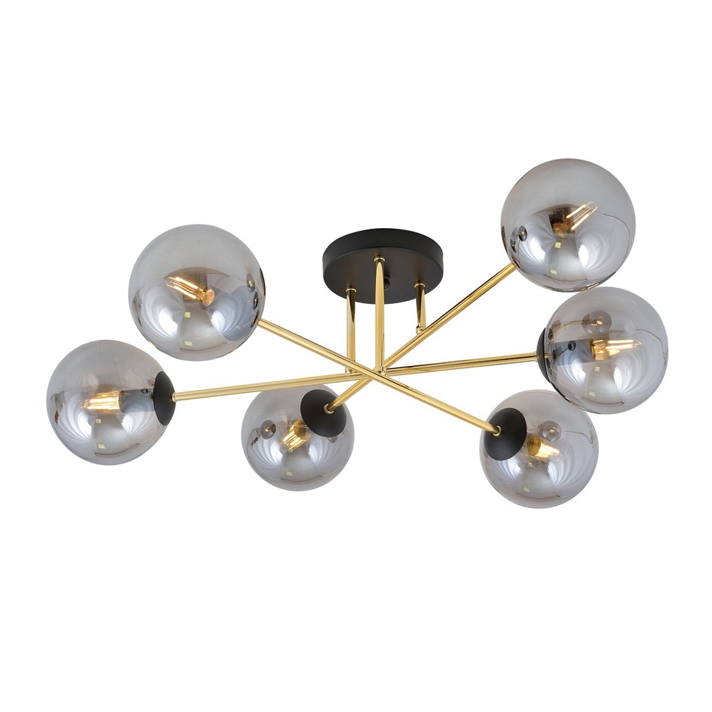 Lampada da soffitto Magnum 6 Bl Grafit