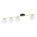 Lampada da soffitto Monza 4 Bl Opal