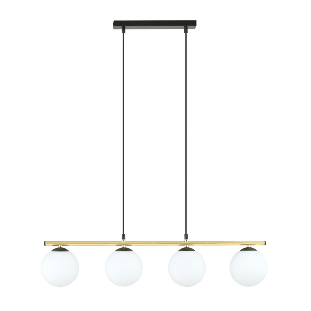 Alora 4 Bl Opal pendant lamp