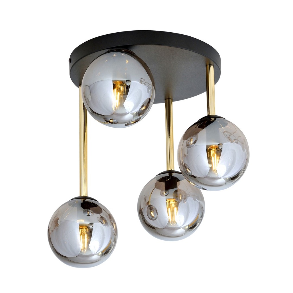 Lampada da soffitto Dolce 4 Bl Grafit