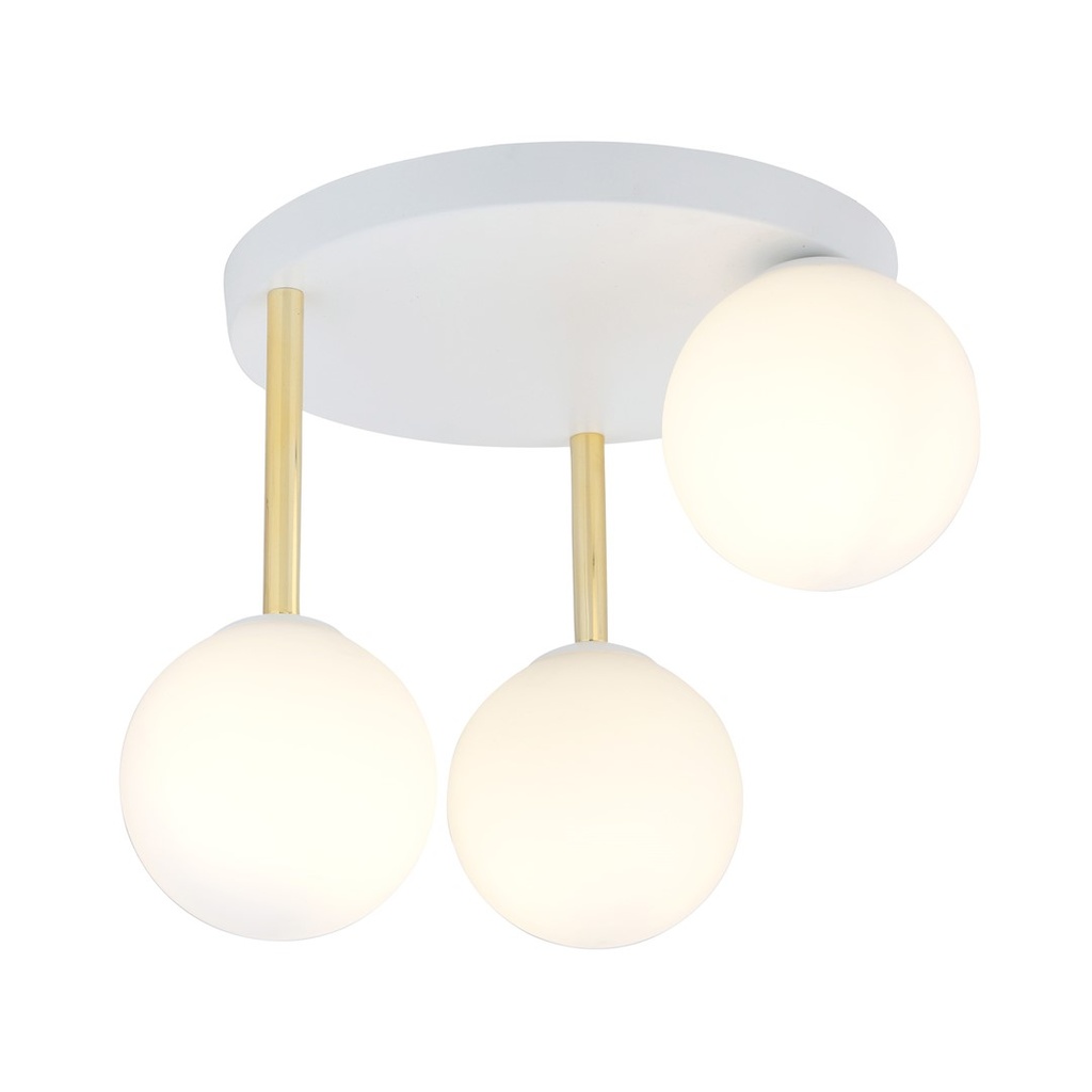 Dolce 3 Wh Opal ceiling lamp