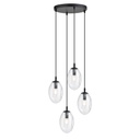 Lampada a sospensione Astral 4 Bl Premium Transparent