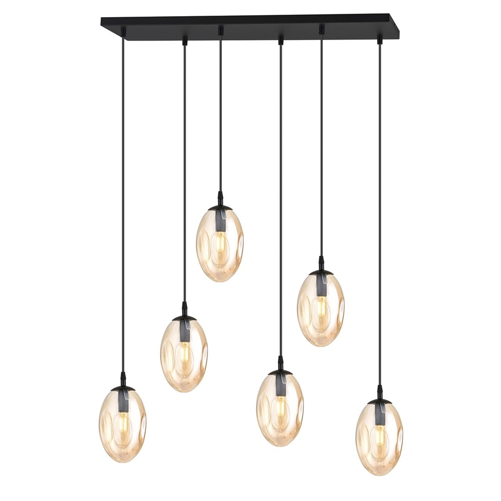 [1267/6] Astral 6 Bl Miodowy Pendelleuchte
