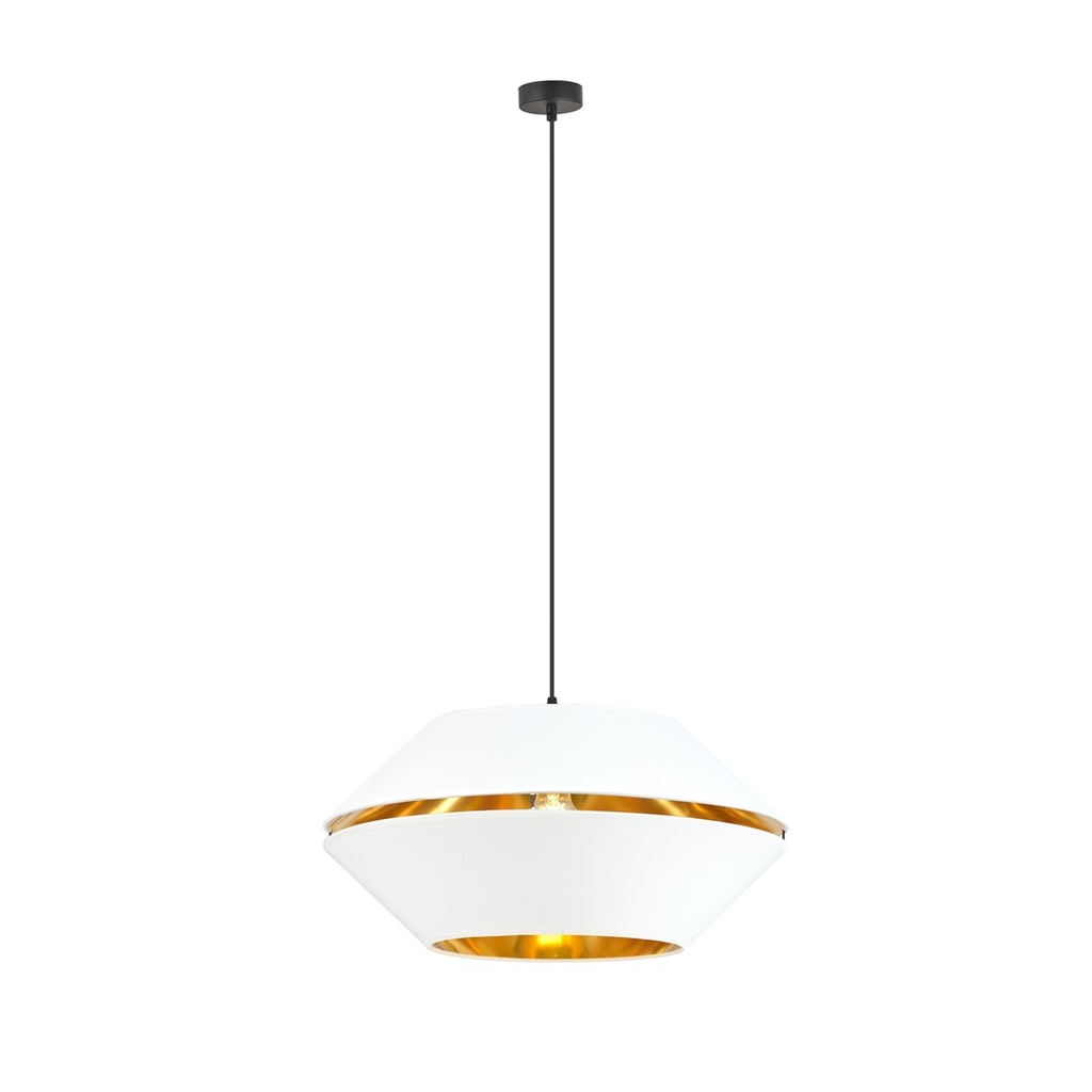 Lampada a sospensione  Piano 1 White/Gold 