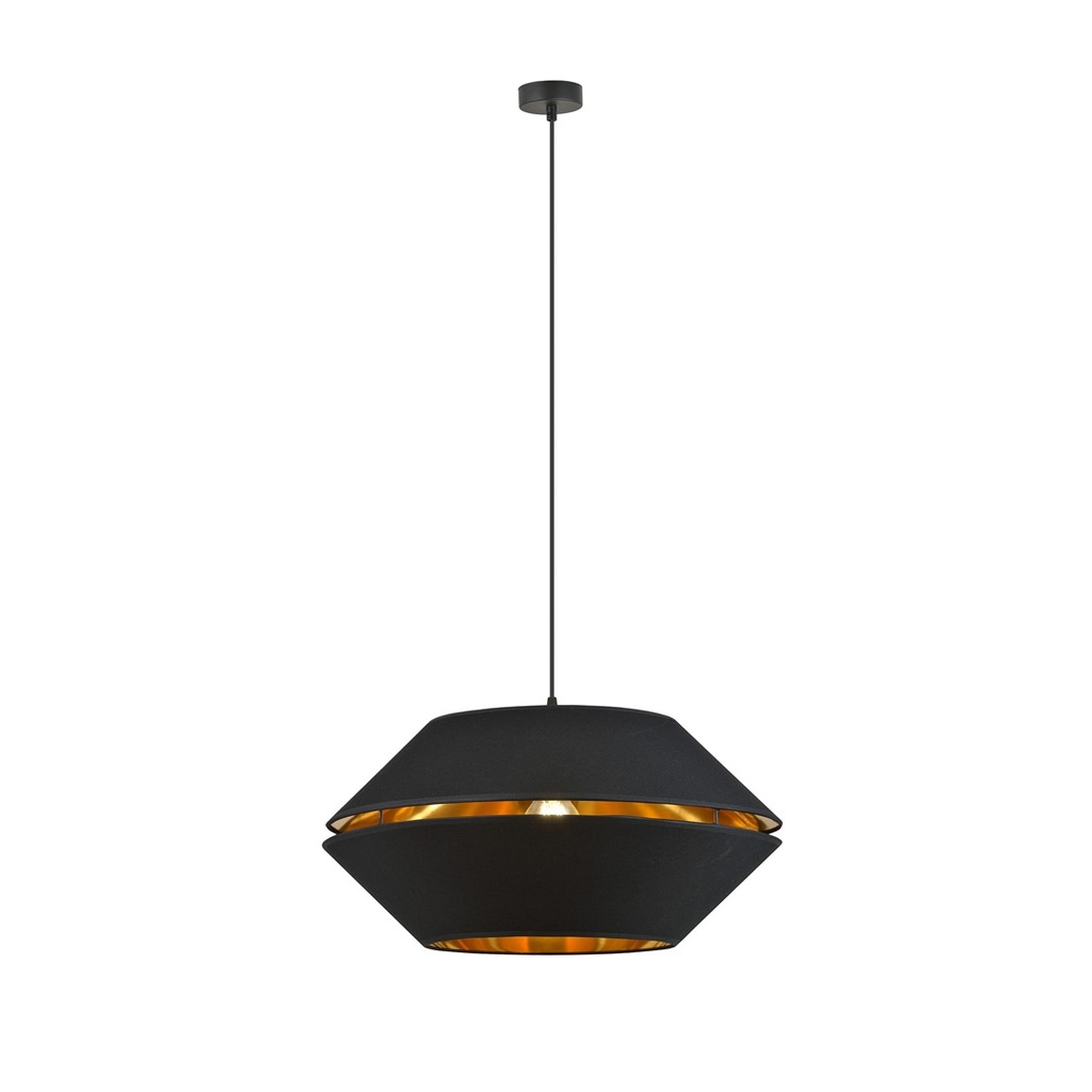 Lampada a sospensione  Piano 1 Black/Gold 