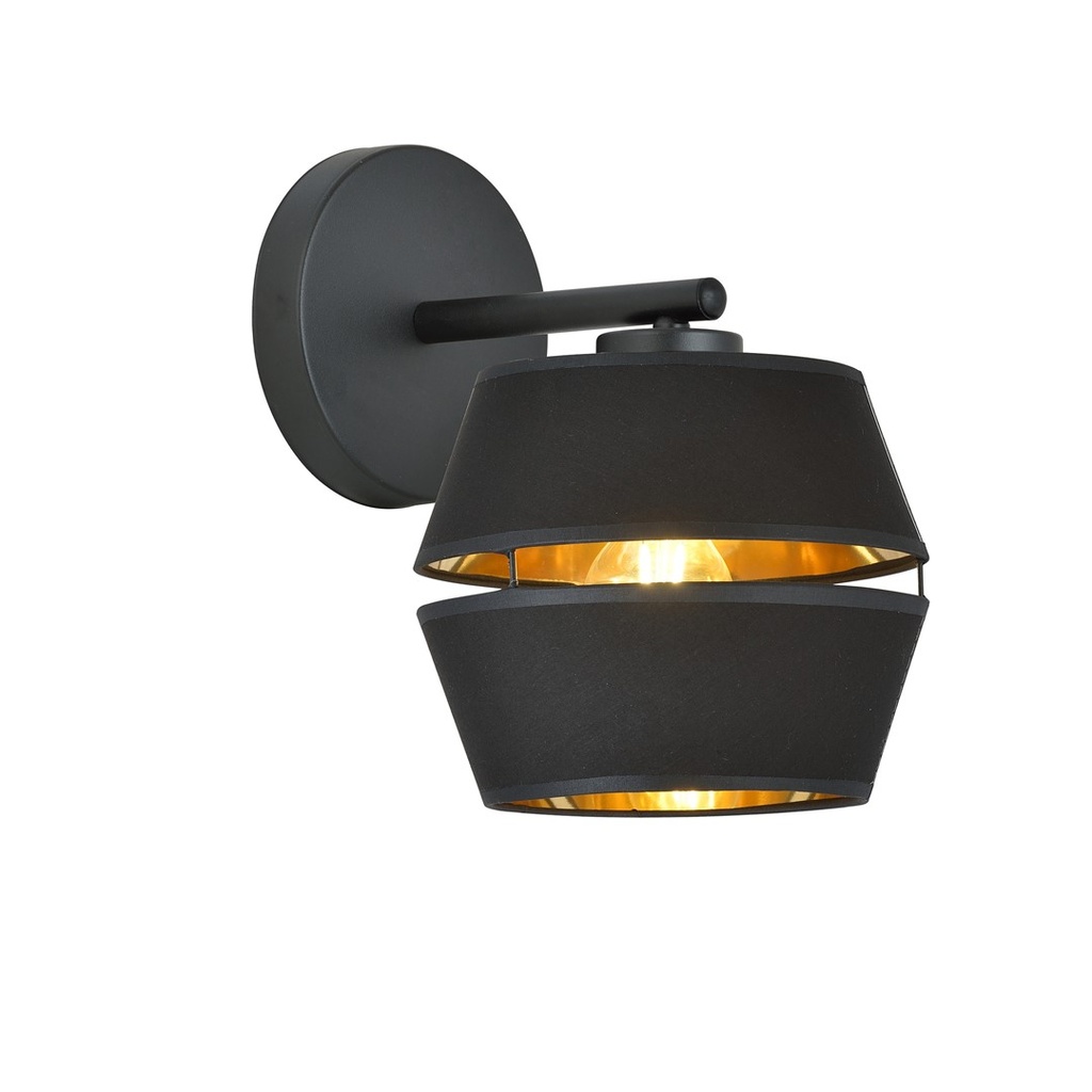 Lampada da parete  Piano K1 Black/Gold 