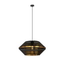 Malia 1 Black/Gold pendant lamp