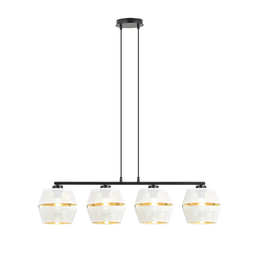 Lampada a sospensione  Malia 4 White/Gold 