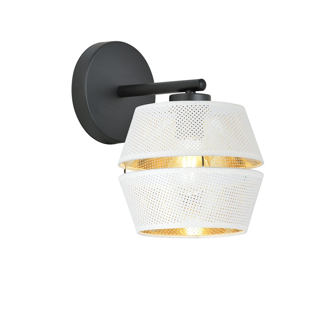 Lampada da parete  Malia K1 White/Gold 