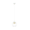 Lampada a sospensione Ajax 1 White/Gold