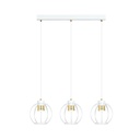 Lampada a sospensione Ajax 3 White/Gold