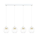Ajax 4 White/Gold pendant lamp