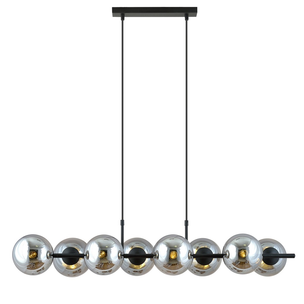 Rory 8 Grafit pendant lamp