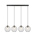 Lampada a sospensione Gino 4 Black/Gold