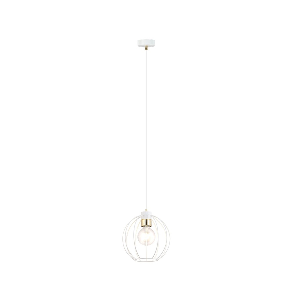 Gino 1 White/Gold pendant lamp