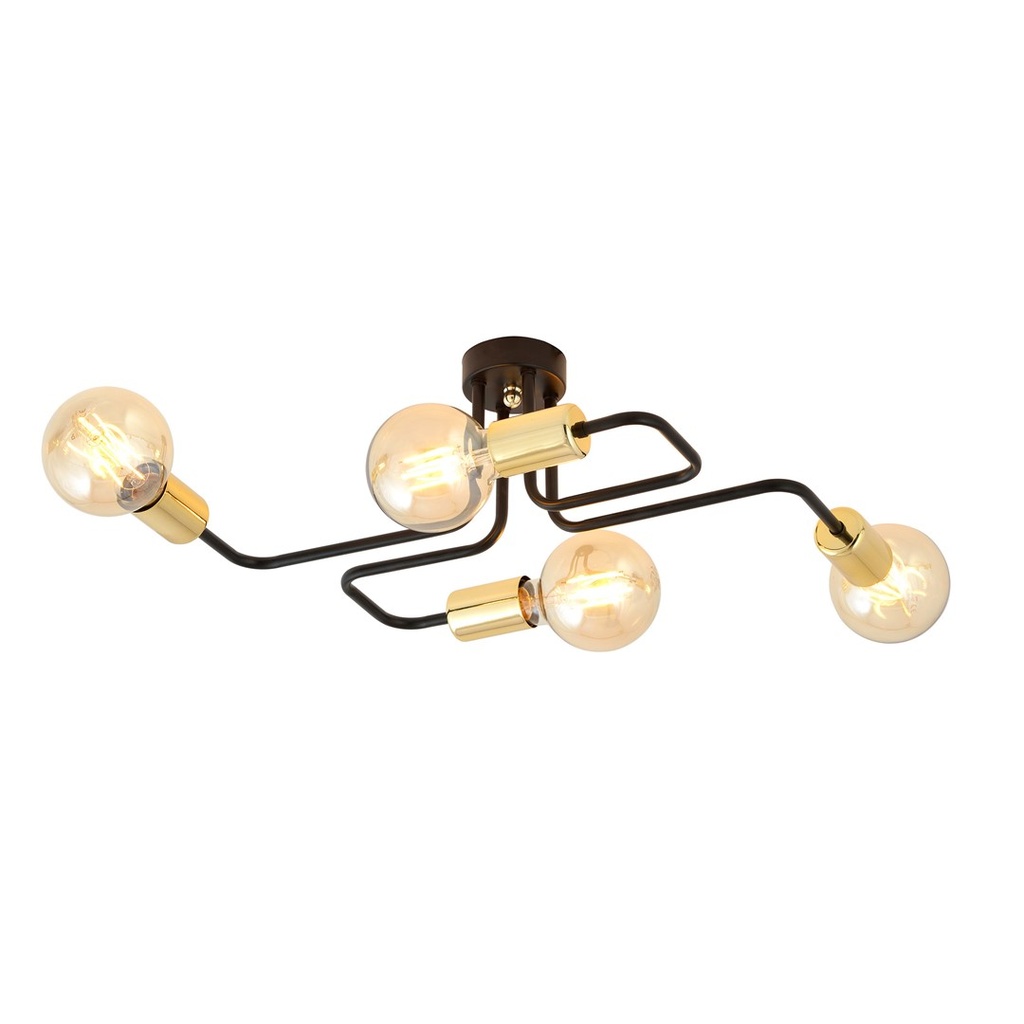 Veken 4 Gold ceiling lamp