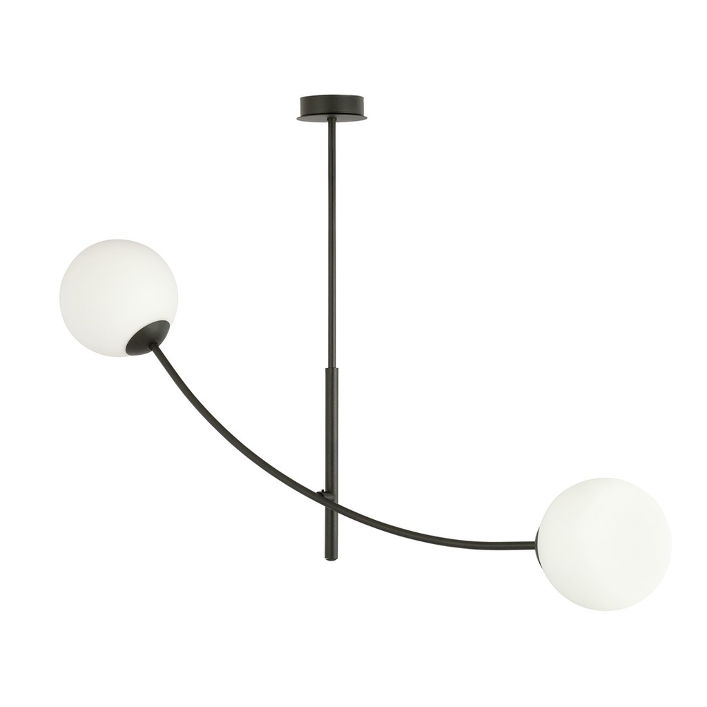 Lampada da soffitto Hunter 2 Black/Opal