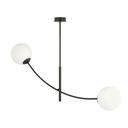 Lampada da soffitto Hunter 2 Black/Opal