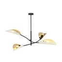 Lampada da soffitto Lotus 4 White/Gold