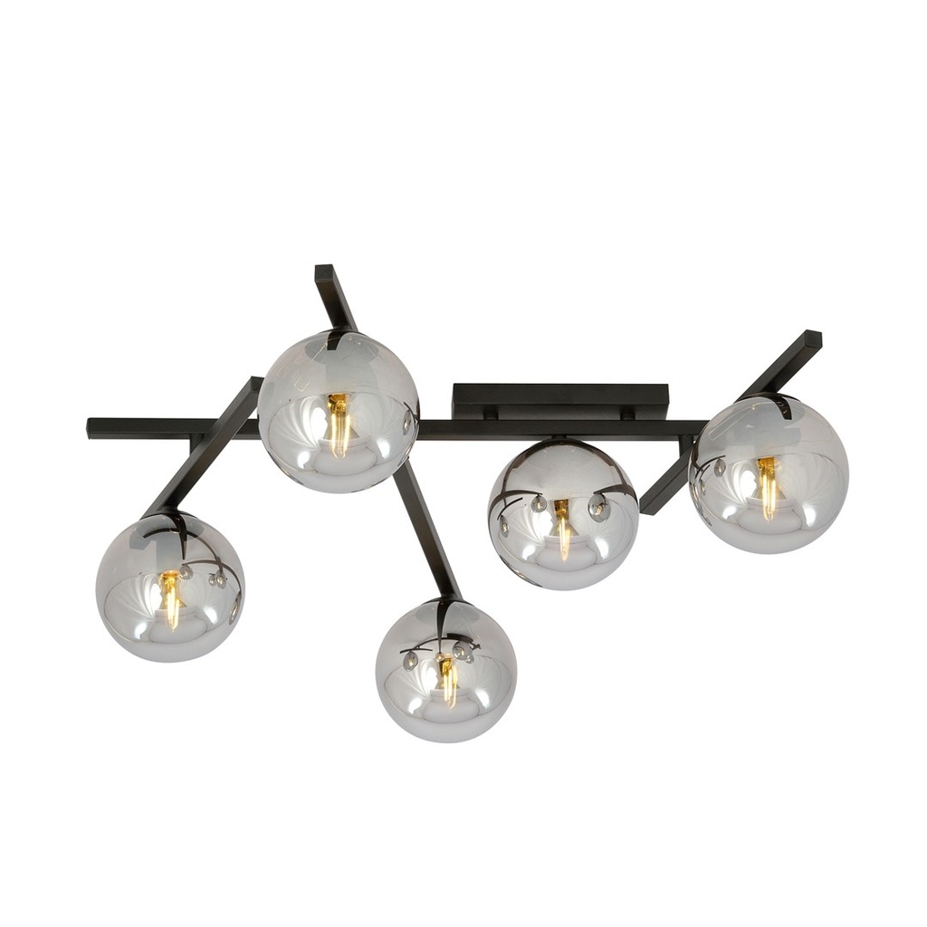 Lampada da soffitto Smart 5 Black/Grafit