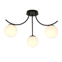 Lampada da soffitto Boston 3 Black/Opal