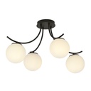 Lampada da soffitto Boston 4 Black/Opal