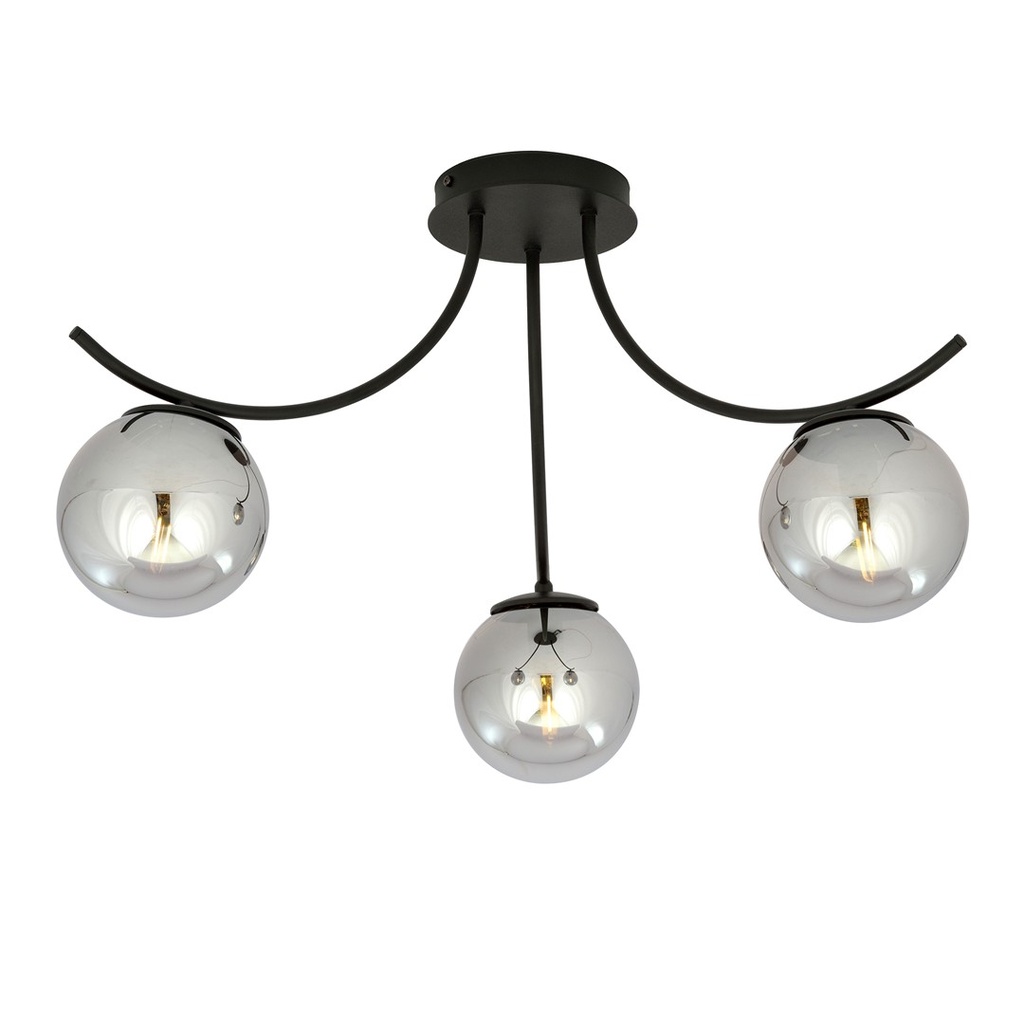 Boston 3 Black/Grafit ceiling lamp