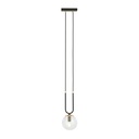 Glam 1 Black/Transparent pendant lamp