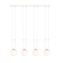 Lampada a sospensione Glam 4 White/Opal