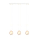 Lampada a sospensione Glam 3 White/Miodowy