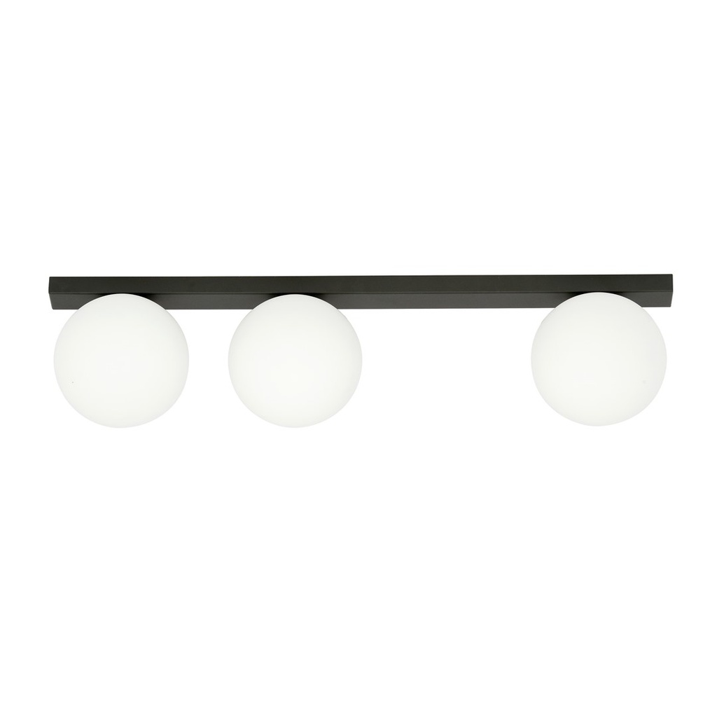 Lampada da soffitto Fit 3 Black/Opal