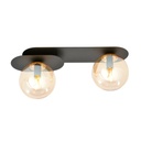 Lampada da soffitto Plaza 2 Black/Miodowy
