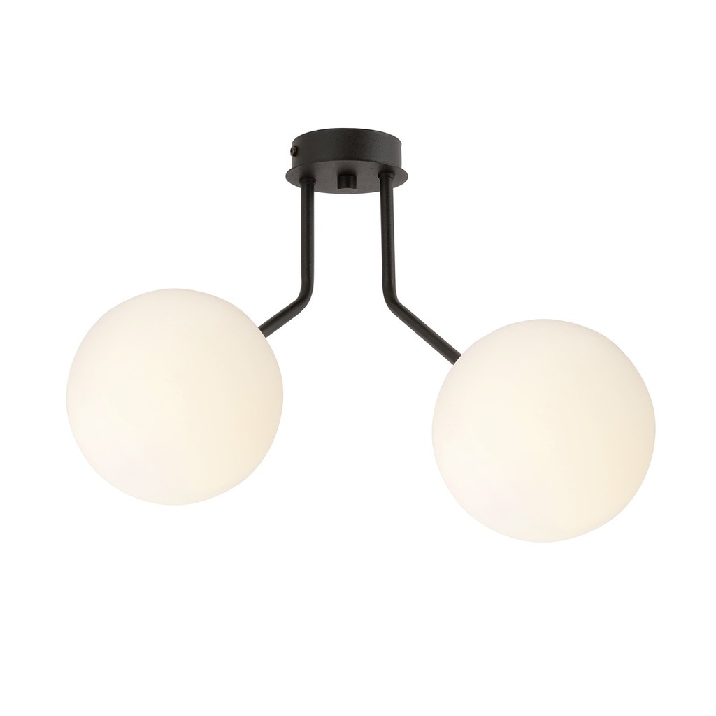 Lampada da soffitto Nova 2 Black/Opal 