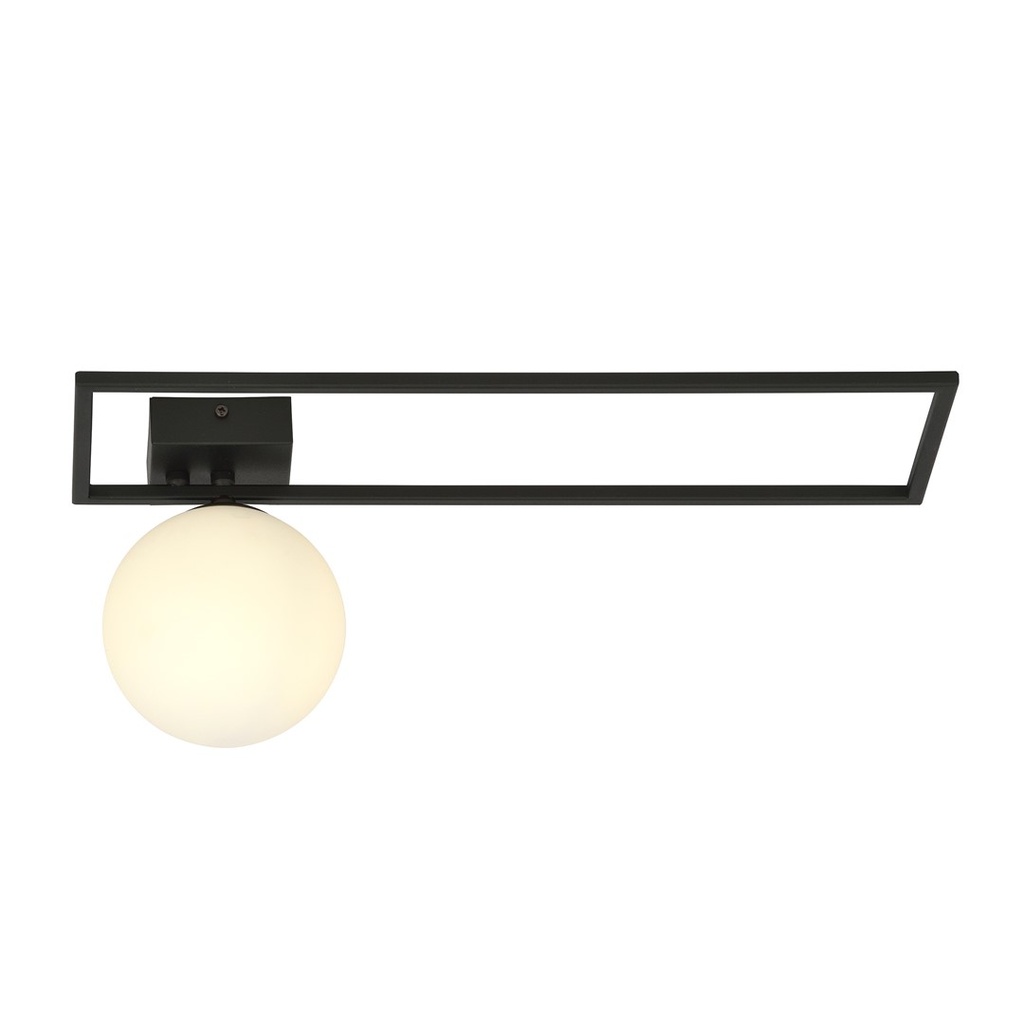 Lampada da soffitto Imago 1B Black/Opal