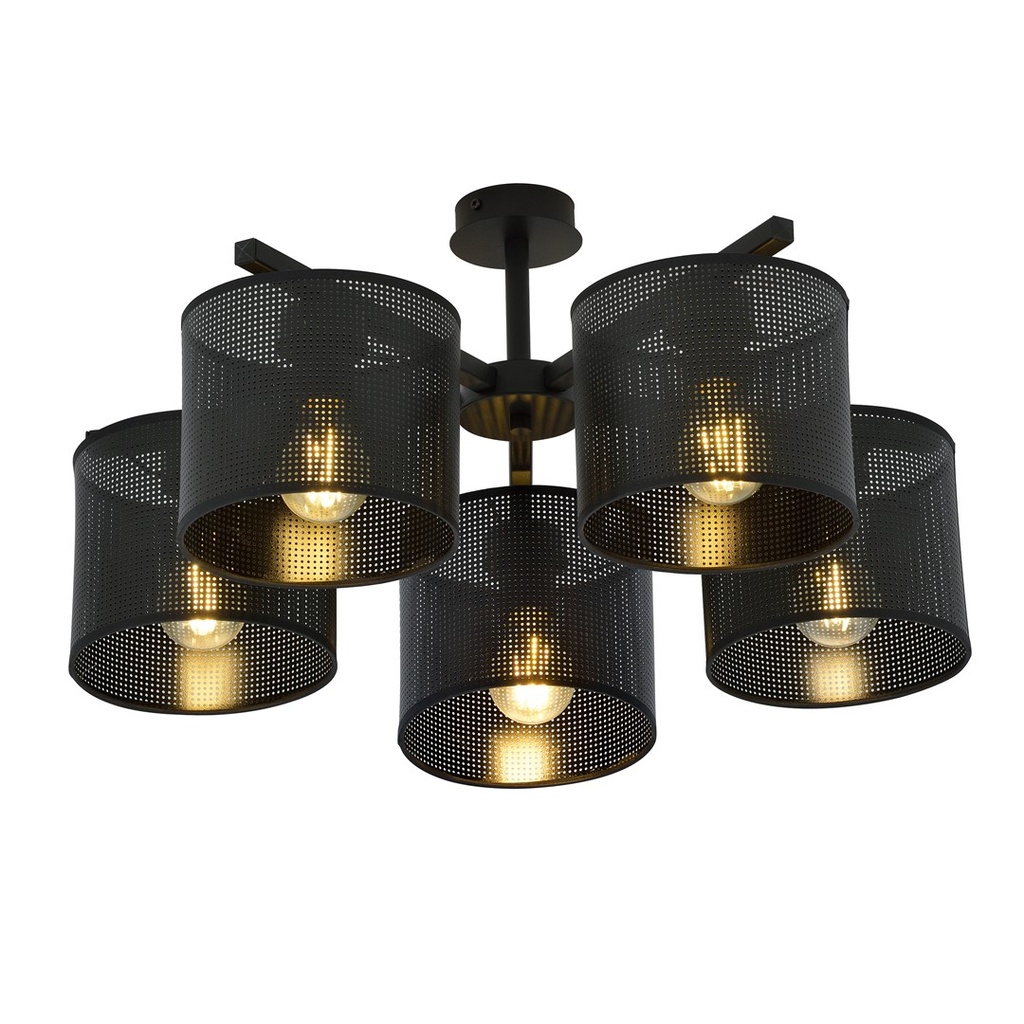 Jordan 5 Black ceiling lamp