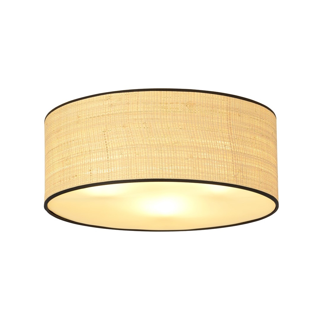 Lampada da soffitto Aston 3 Rattan