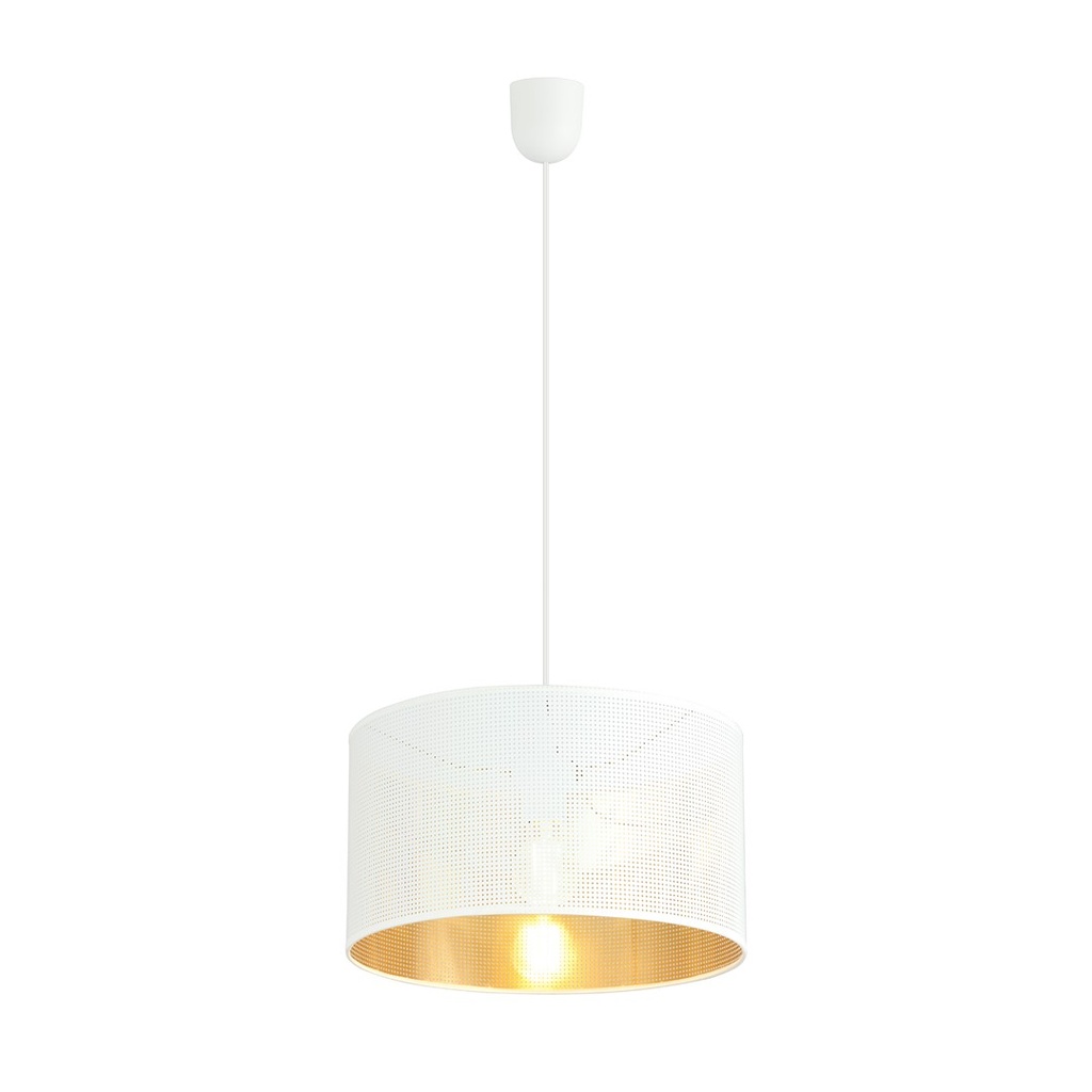 Lampada a sospensione Aston 1 White/Gold