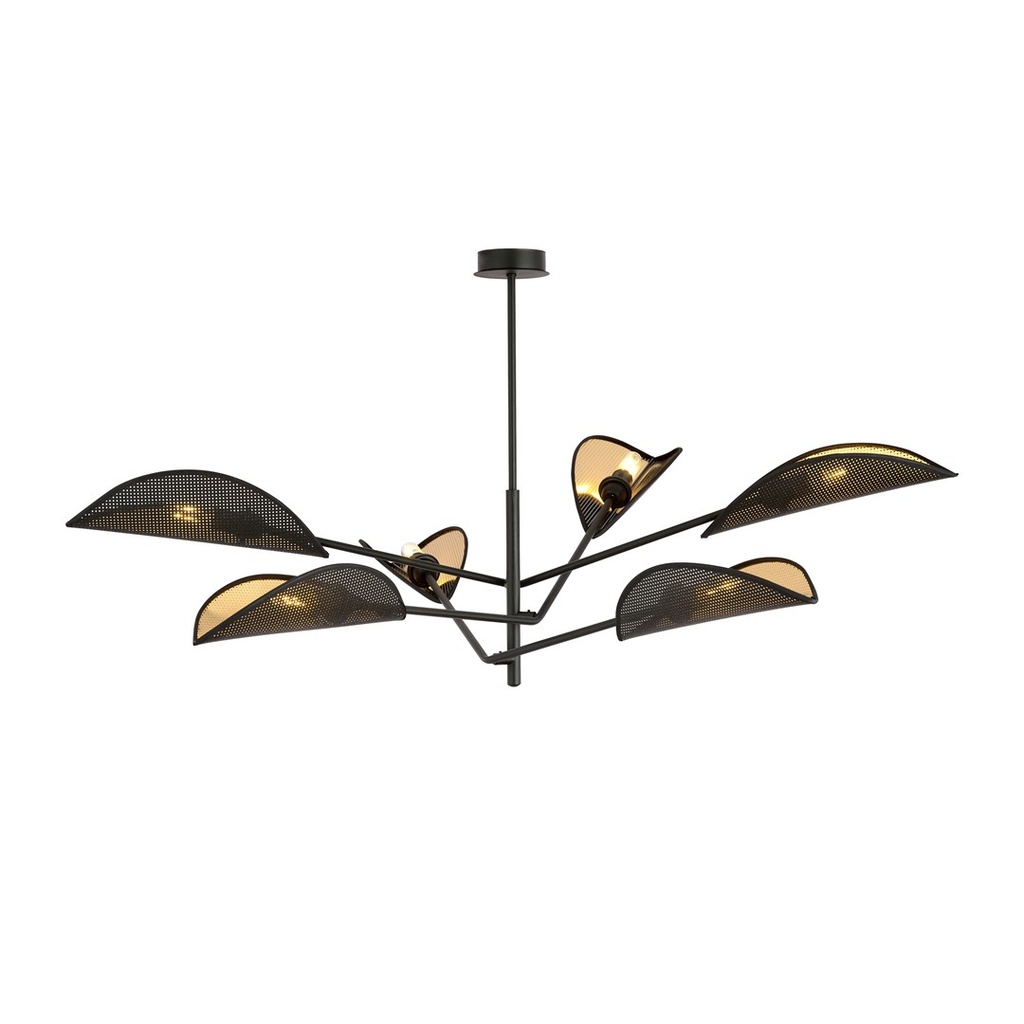 Lampada da soffitto Vene 6 Black/Gold