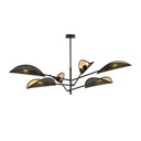 Lampada da soffitto Vene 6 Black/Gold