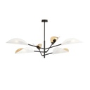 Vene 6 White/Gold ceiling lamp
