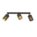 Bronx 3 Black ceiling lamp