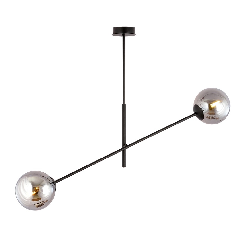 Lampada a sospensione Linear 2 Black/Grafit