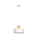 Lampada a sospensione Torin 1 White