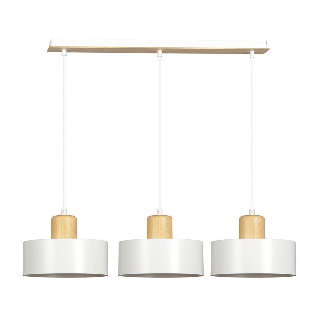 Lampada a sospensione Torin 3 White