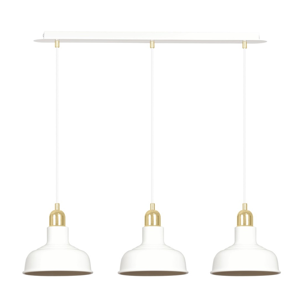 Ibor 3 White pendant lamp