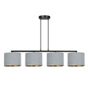 Lampada a sospensione Hilde 4 Bl Gray